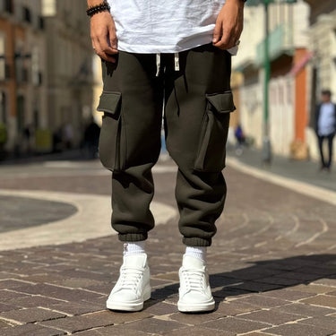 Pantalone tuta cargo verde militare - FLAG STORE